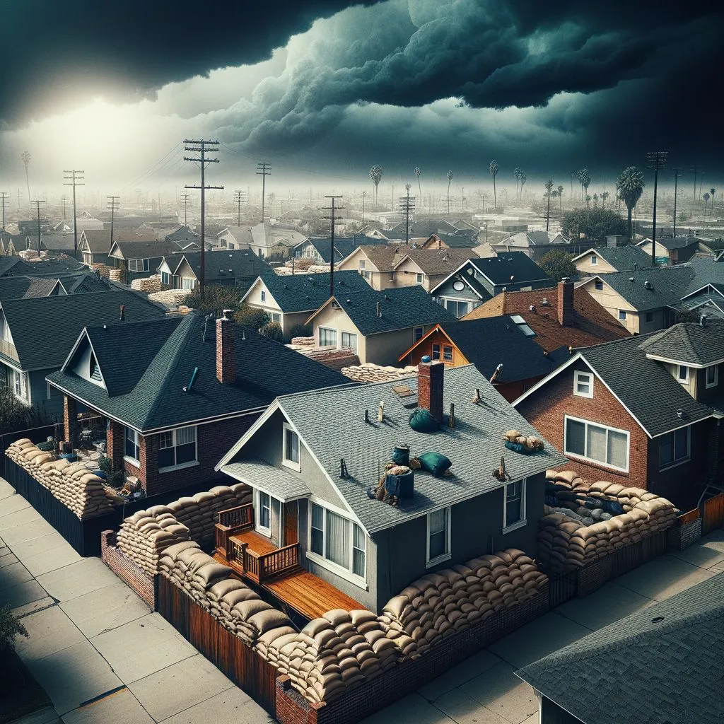 Harvey LA roof storm preparation