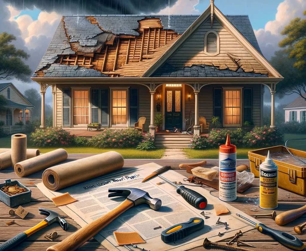 New Orleans LA emergency roof leak repair